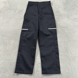 FedEx Uniform Work Pants 28R 30 Blue Cargo Reflective VF Imagewear